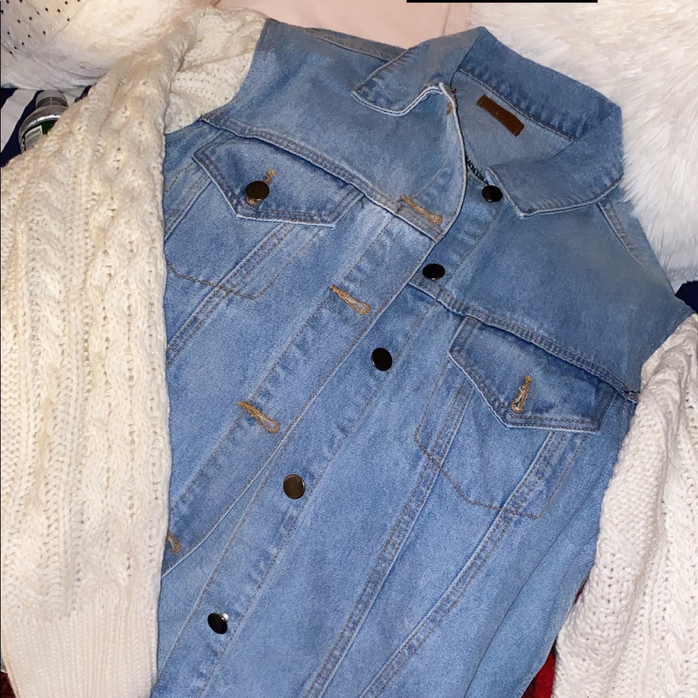Hazel Boutique Oversized Jacket w/Sweater Sleeves